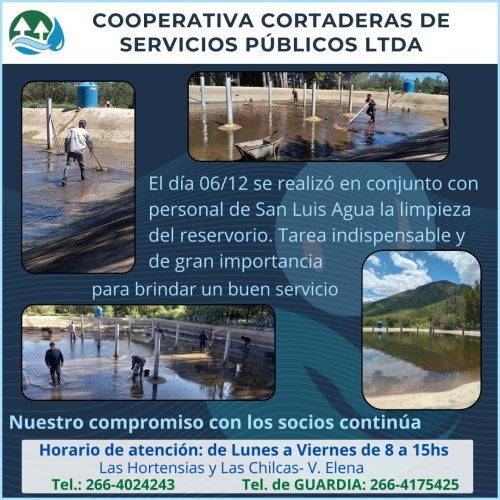 Limpieza del Reservorio