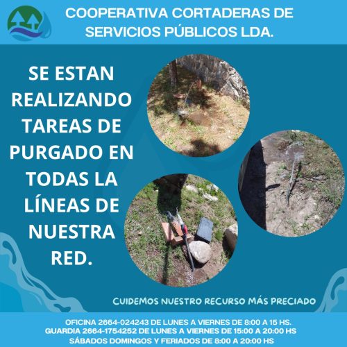 Tareas de purgado en toda la red